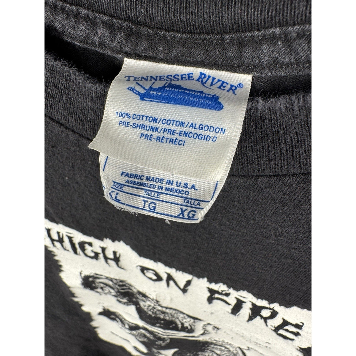 Vintage 2002 High On Fire Thieves tour tee, stoner doom, XL
