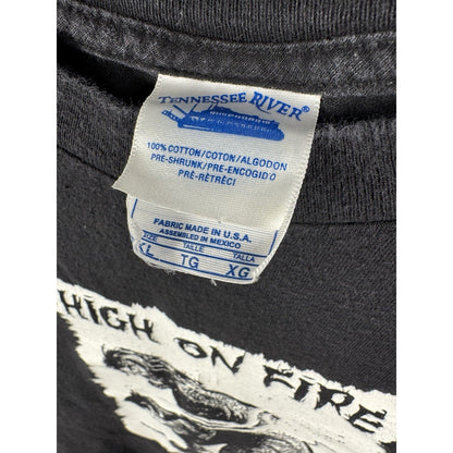 Vintage 2002 High On Fire Thieves tour tee, stoner doom, XL