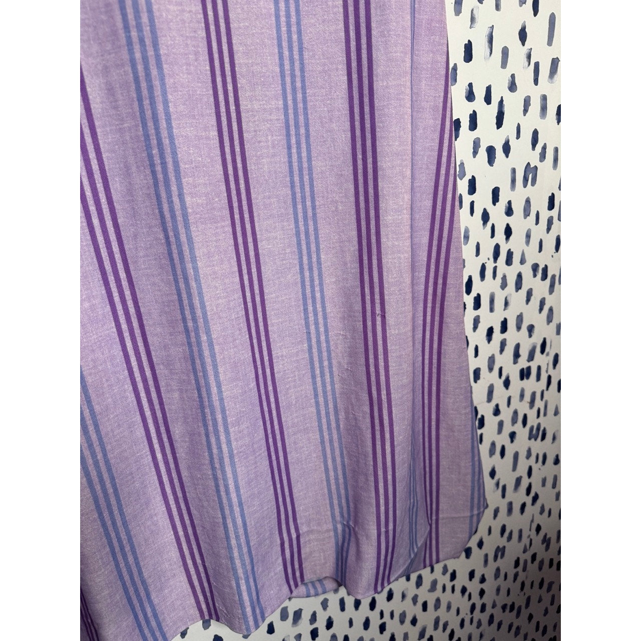 Violet dreams, striped housedress (1960s)