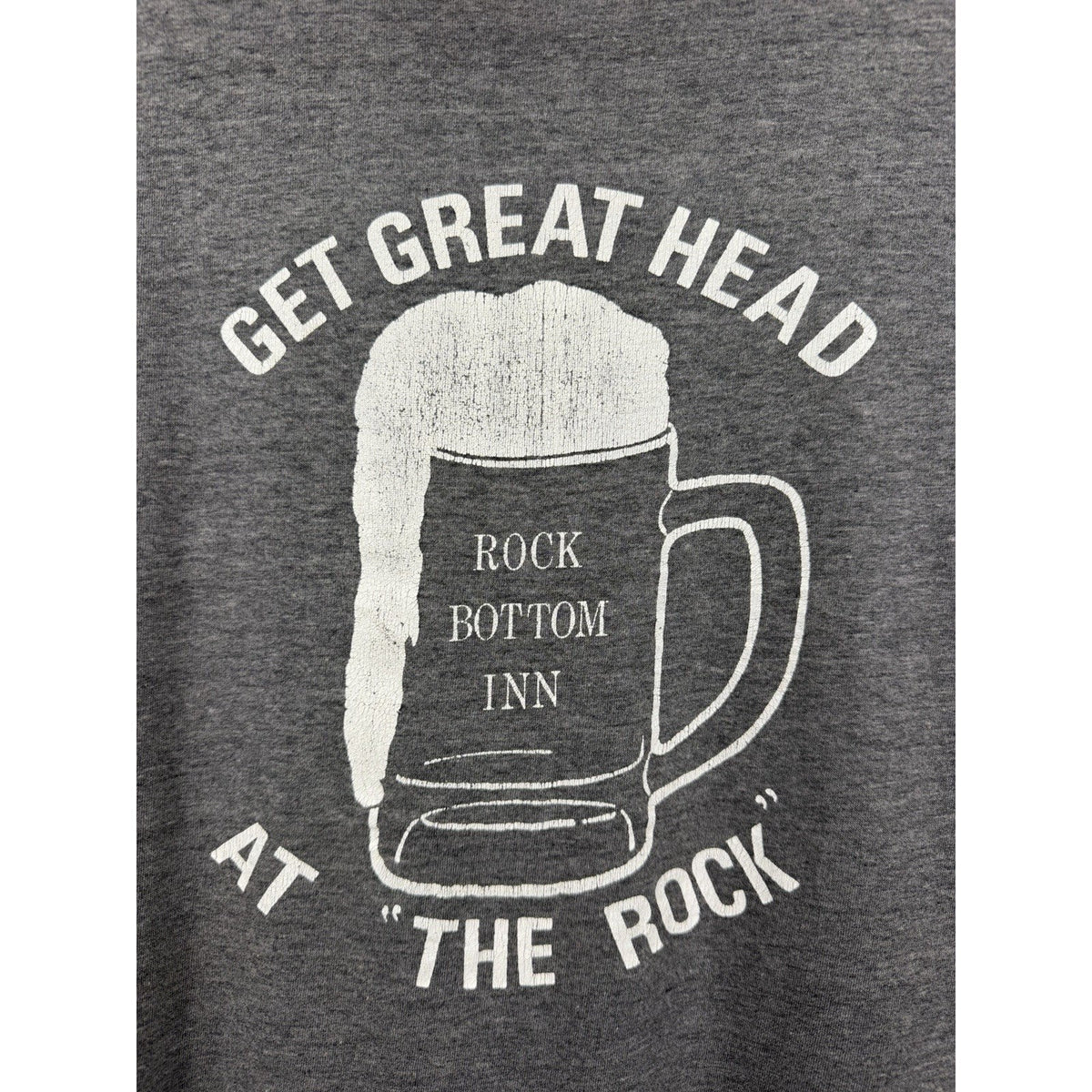 Get Great Head at Rock Bottom Inn Branchburg NJ beer shirt, 80s, XL