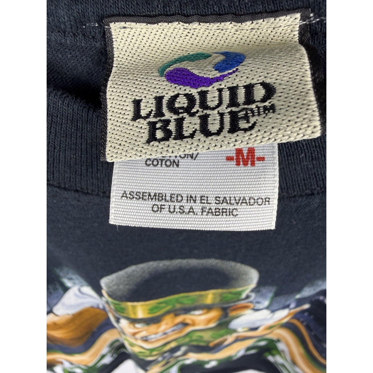 Vintage 2002 Liquid Blue Boston Celtics Lucky The Leprechaun Cartoon Tee M 20x25