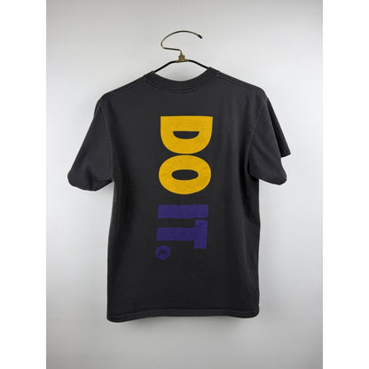 Vintage 90s Nike Just Do It vertical logo tee, USA made, L