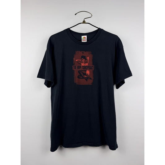 The Hope Conspiracy pinup girl shirt, Boston hardcore, 2000s, XL