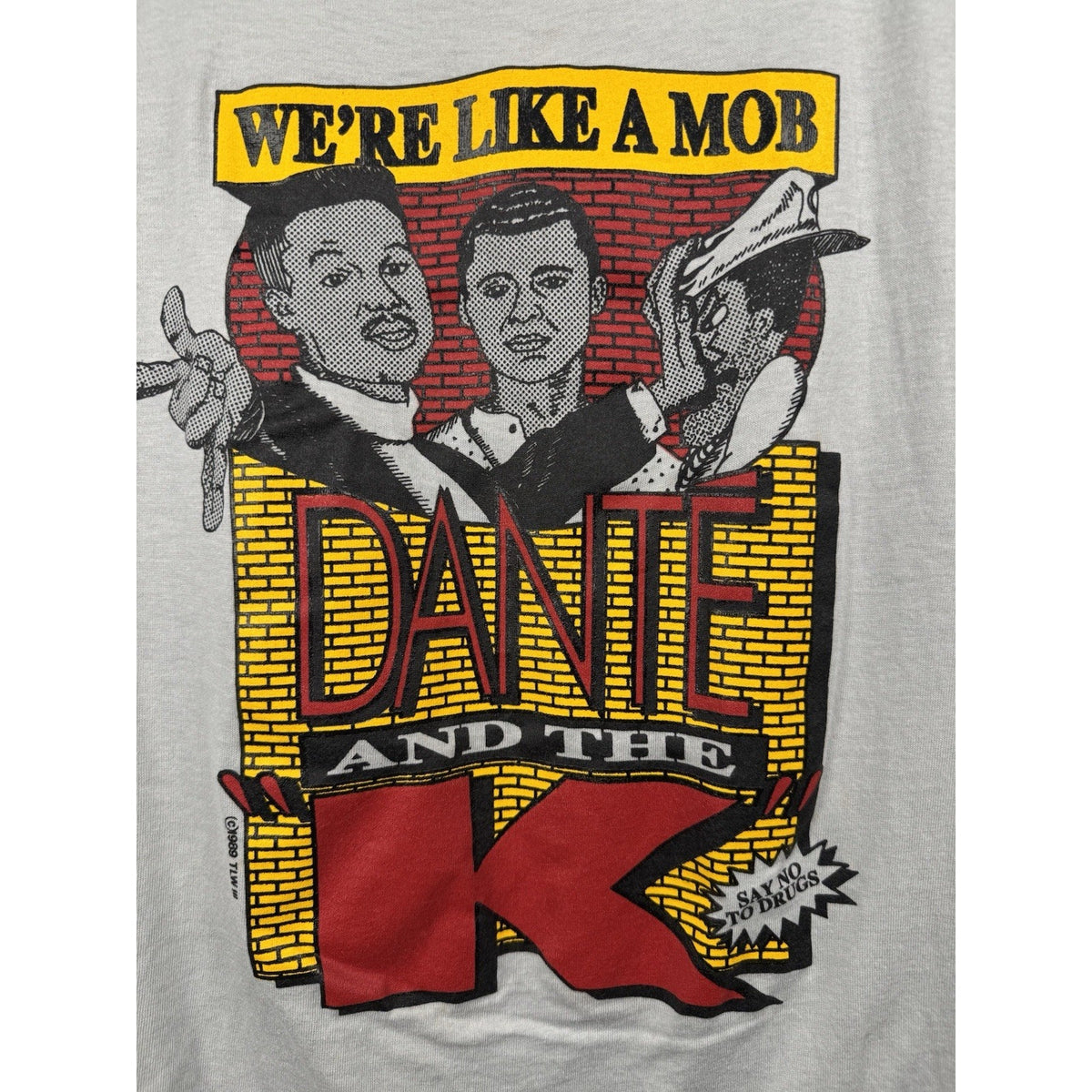 Vintage 1989 Dante And The K We’re Like A Mob Philly Rap Shirt Rare Large 22x26