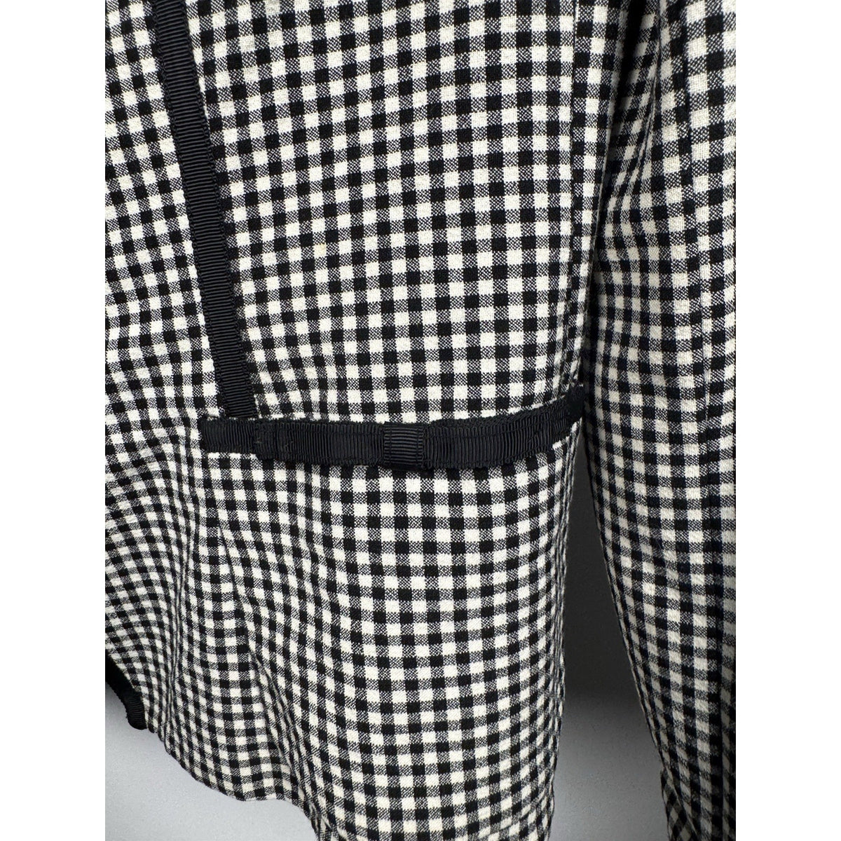Vintage Rickie Freeman for Teri Jon gingham wool blazer, Saks, 2 (XS)