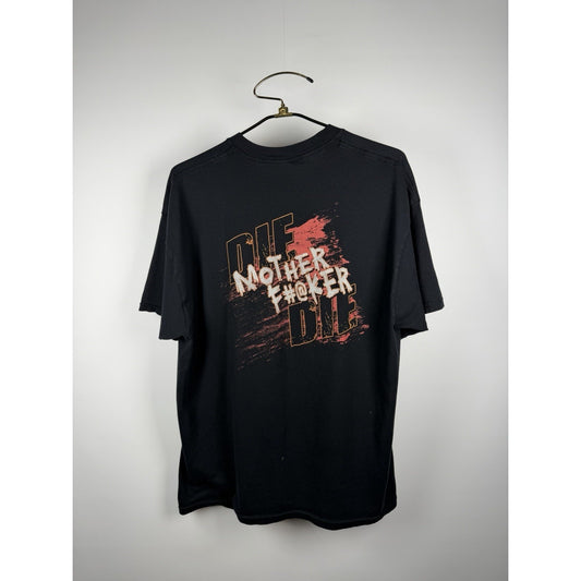 Vintage 2001 Dope Die Mother F**Ker Shirt Industrial Nu Metal Jerzees XL 23x30