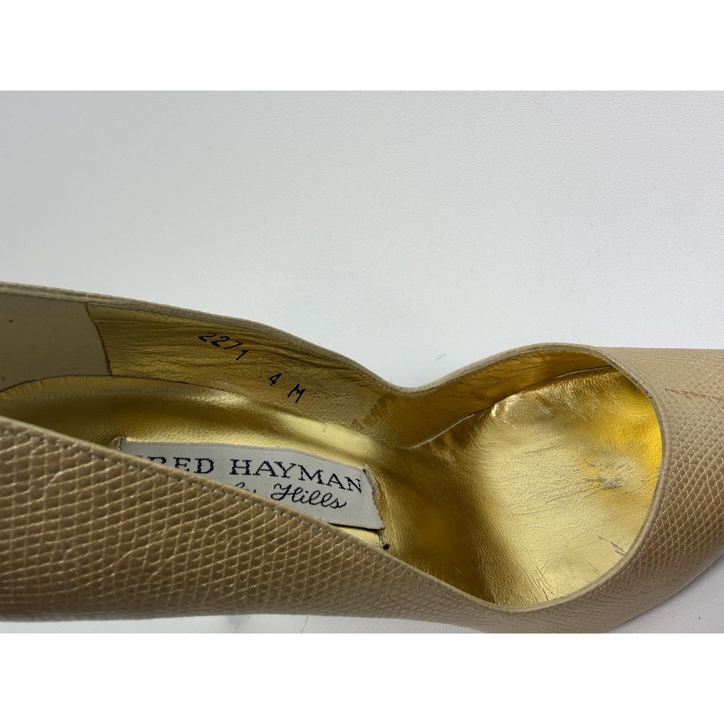 1960s Fred Hayman Beverly Hills Glam Stiletto Heels - Size 4