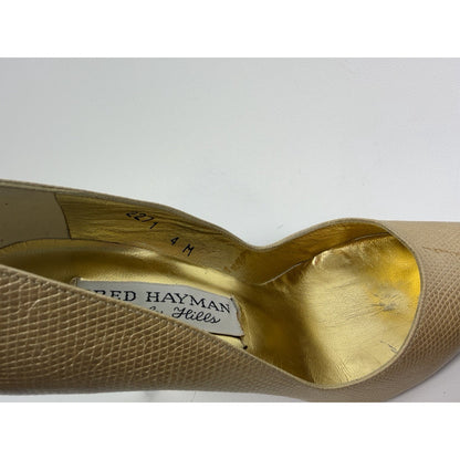 1960s Fred Hayman Beverly Hills Glam Stiletto Heels - Size 4