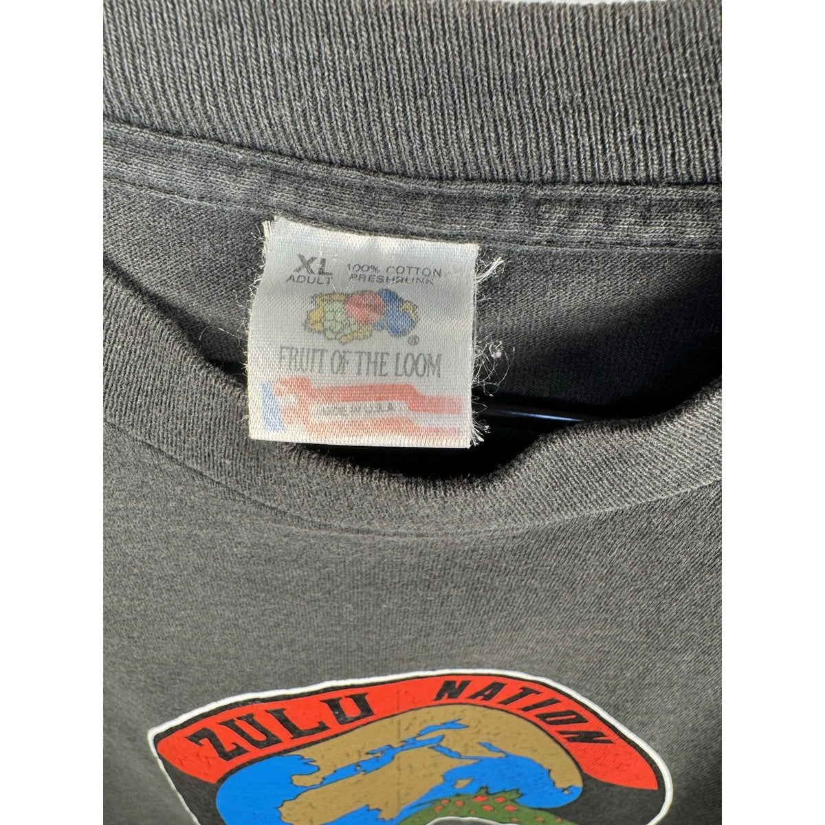 Vintage 90s Universal Zulu Nation Protect the Earth tee, XL