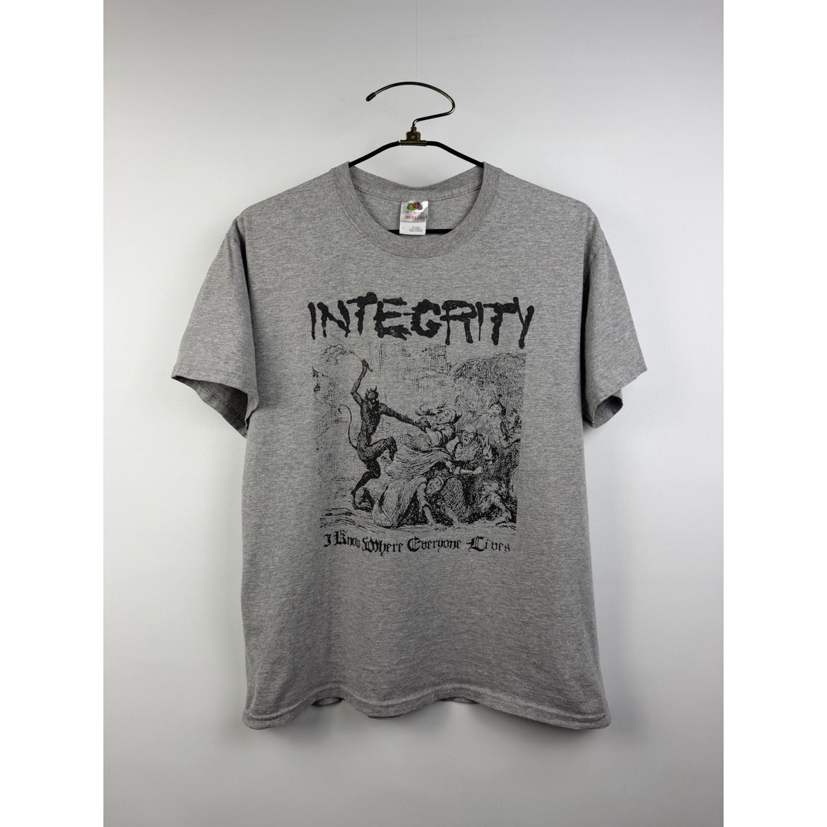 2013 Integrity "I Know Where Everyone Lives" tee, L