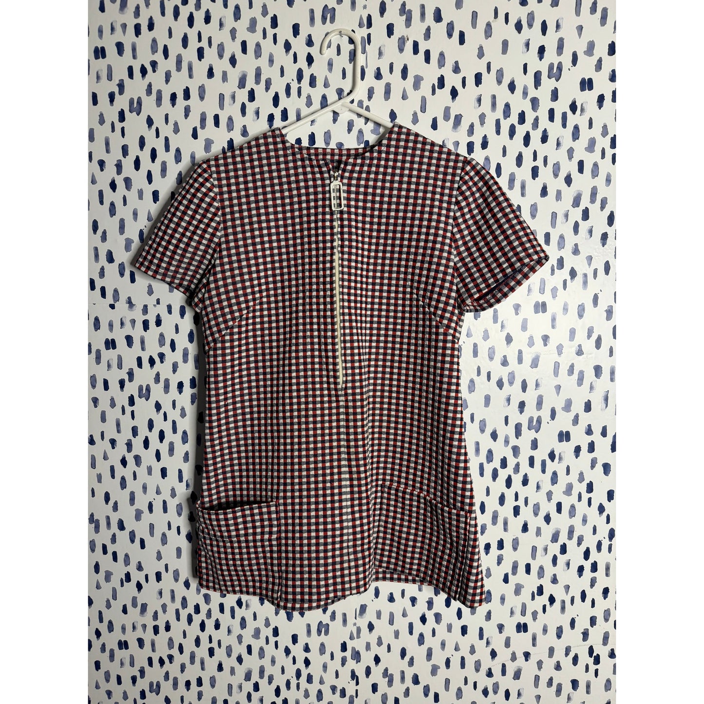 Patty's gingham tunic top (1970s)