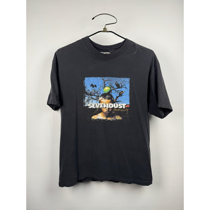 Vintage 2001 Sevendust Animosity Rare Tour Shirt Screamline Tag Large 22.5x28