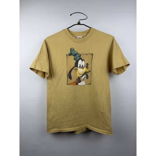 Goofy art shirt, The Disney Store, single stitch, tan, 90s, M