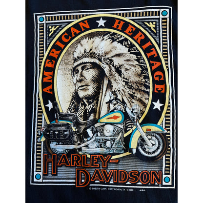 Harley Davidson 3D Emblem longsleeve XL (1992)