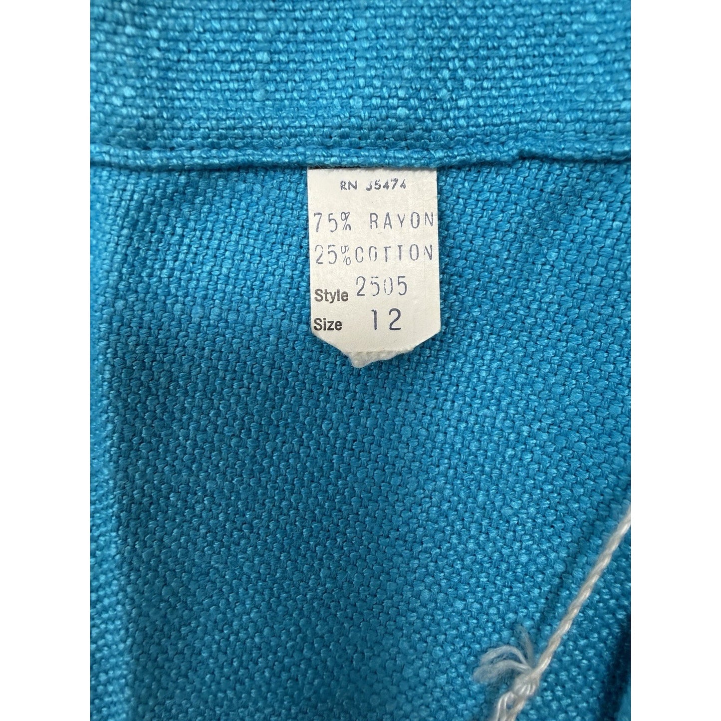 1960s Turquoise Knit Cigarette Pants - XS