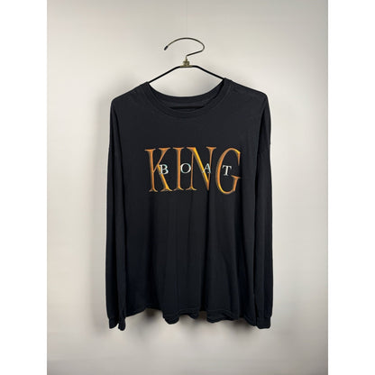 Lil Yachty LB2 King Boat Long Sleeve Tee Hip Hop Rap Merch Black XL 25"x30"