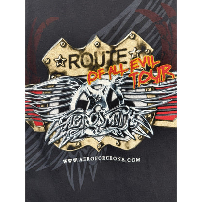 Vintage 2006 Aerosmith Route of All Evil tour VIP tee, Cygnus, S