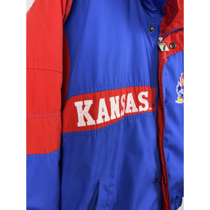 University of Kansas KU Jayhawks Logo 7 puffer jacket, 90s, Large
