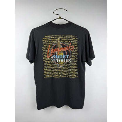 Vintage 1992 Mark Chesnutt Longnecks & Short Stories concert tee, L