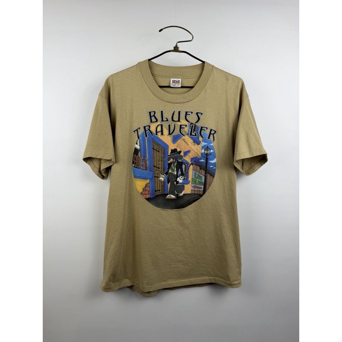 Vintage 1996 Blues Traveler Cat Back Stage OG Not Fade Away License XL 23x29
