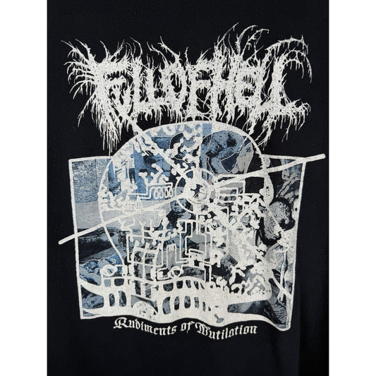 2013 Full of Hell Rudiments Of Mutilation Grindcore Relapse Record A389 XL 23x28