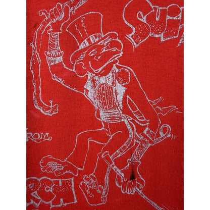 Vintage 1979 Burch & Hatfield Swingin’ Monkey Suits Distresssed Ringer L 21x27
