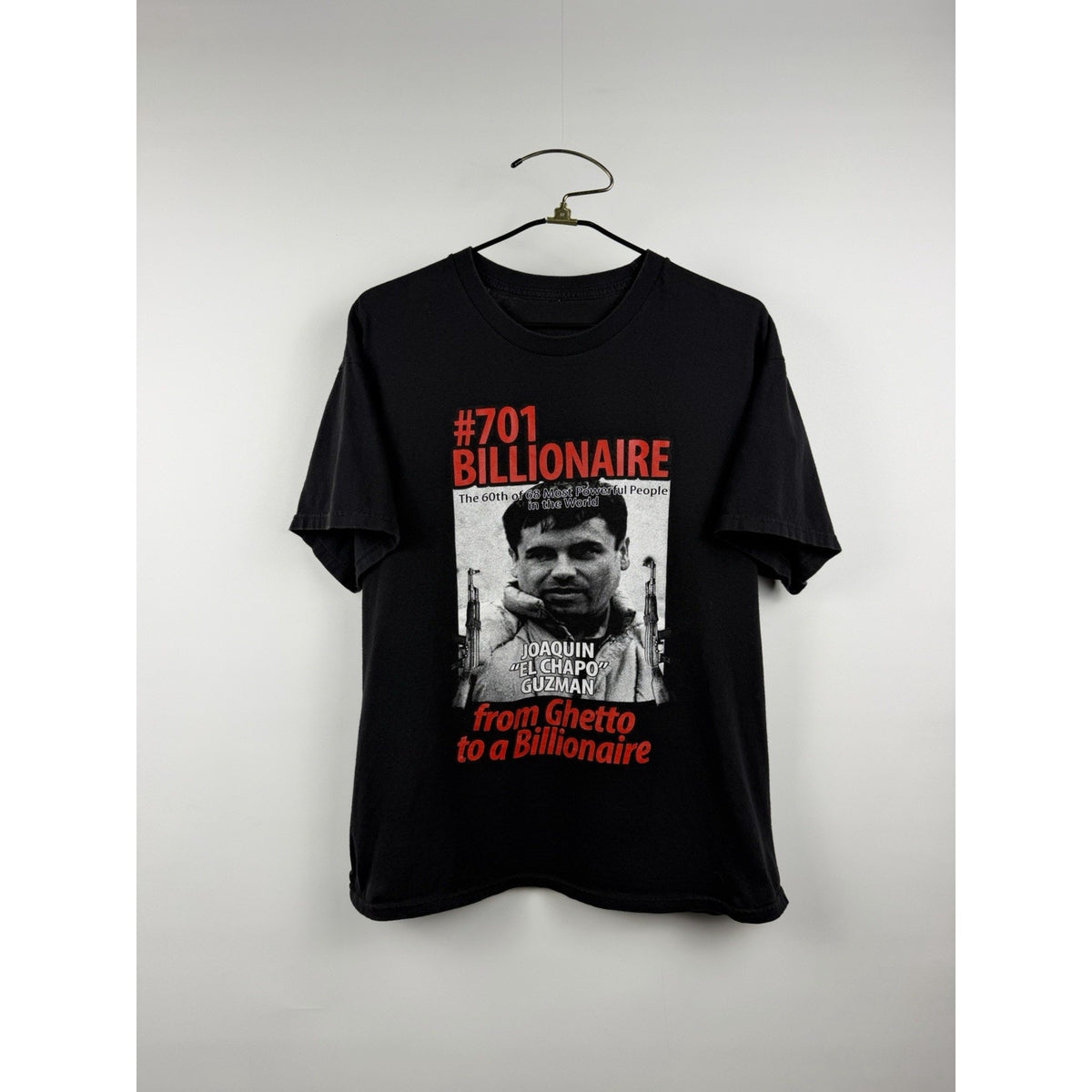 2010 Joaquín El Chapo Guzman Forbes #701 Billionaire Powerful People XL 24x28