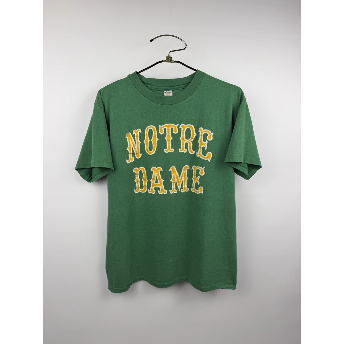 Vintage 80s Notre Dame Fighting Irish Champion tee, made in USA, L