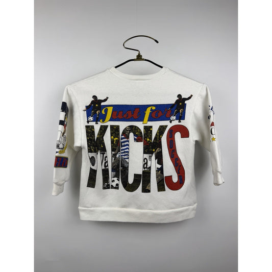 Scoreboard Soccer Up Field Just For Kicks crewneck, 80s, youth 8