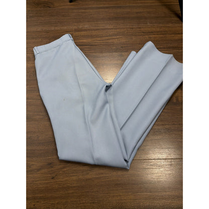 Vtg 70s Angels Flight Tobias Kotzin Light Blue Pants Womens Slim Straight 28x31