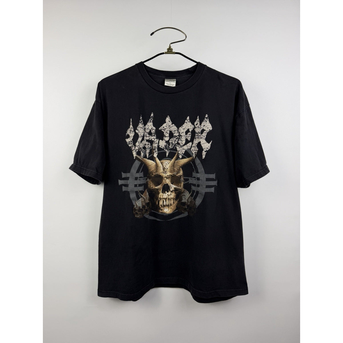Vintage 2005 Vader Enemy Of God Tour Shirt Polish Death Metal Cygnus XL 24x29