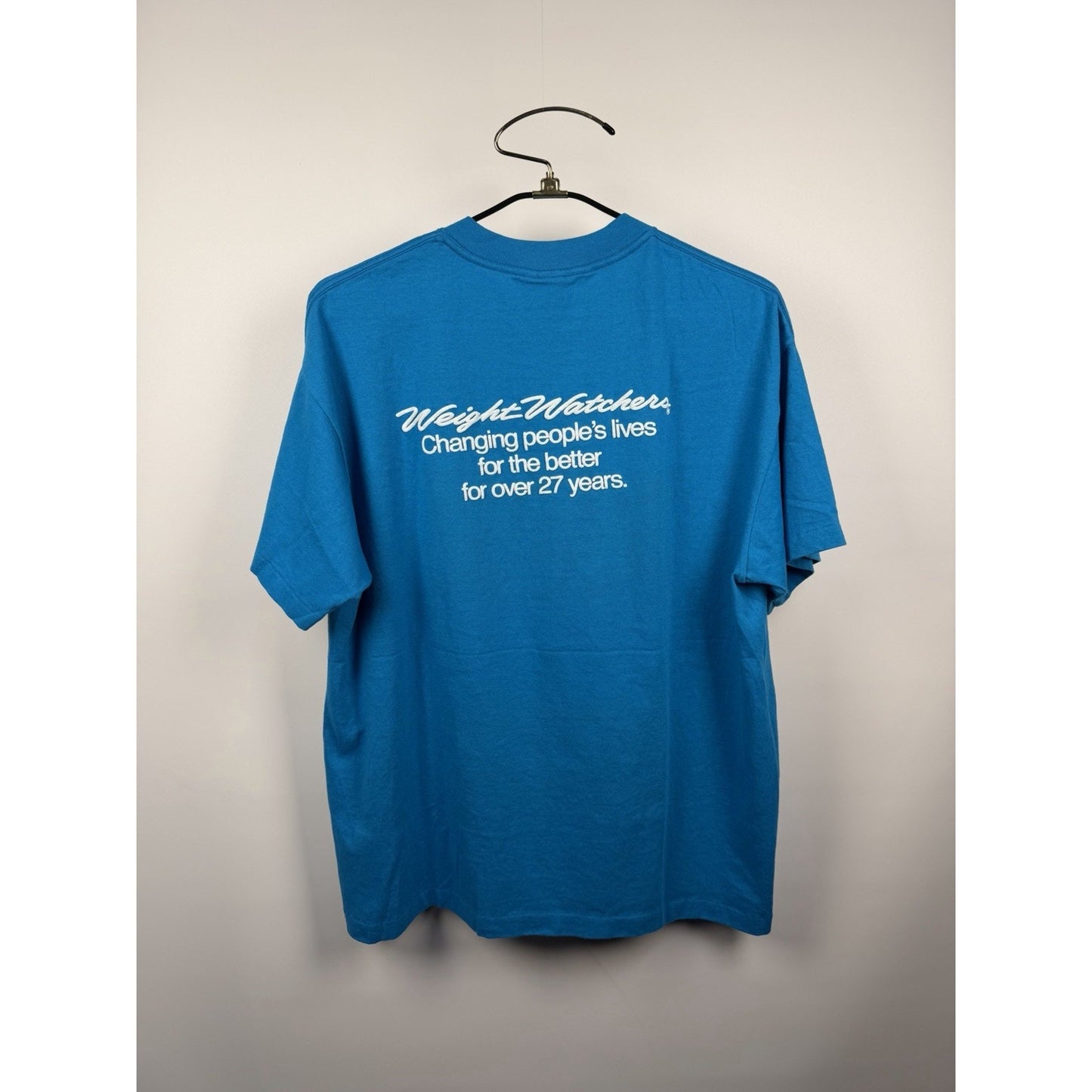 Vintage 80’s Weight Watchers Shirt Single Stitch Rare USA Puff Print XL 24x28