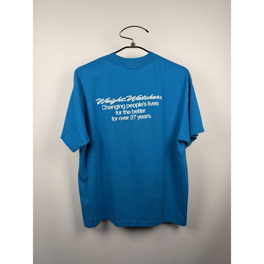 Vintage 80’s Weight Watchers Shirt Single Stitch Rare USA Puff Print XL 24x28