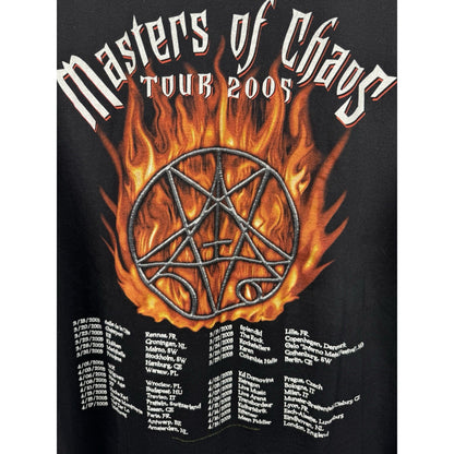 Vintage 2005 Morbid Angel Masters Of Chaos Rare Euro Tour Shirt XL 24"x28"
