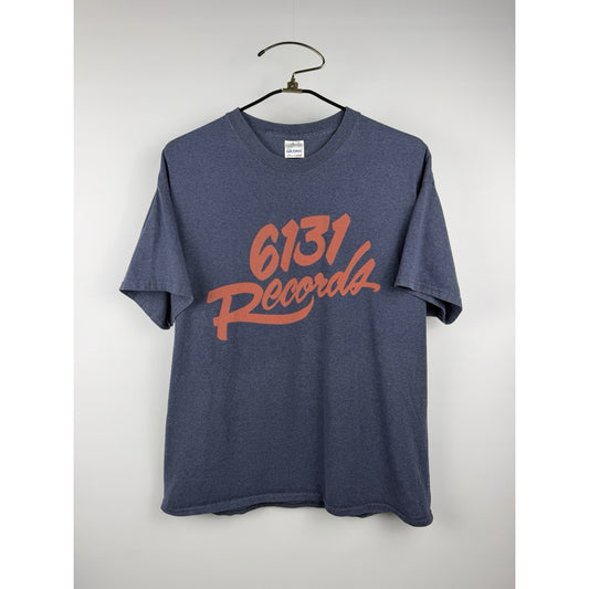 6131 Records independent label tee, Julien Baker, Joyce Manor, XL