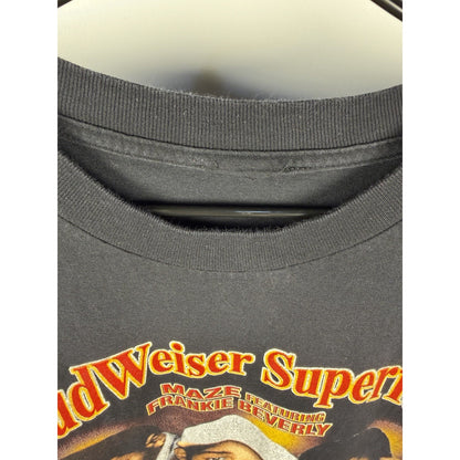 Vintage 1999 Budweiser Superfest Shirt Rap Tee Maze Next O’Jays Levert XL 24x30