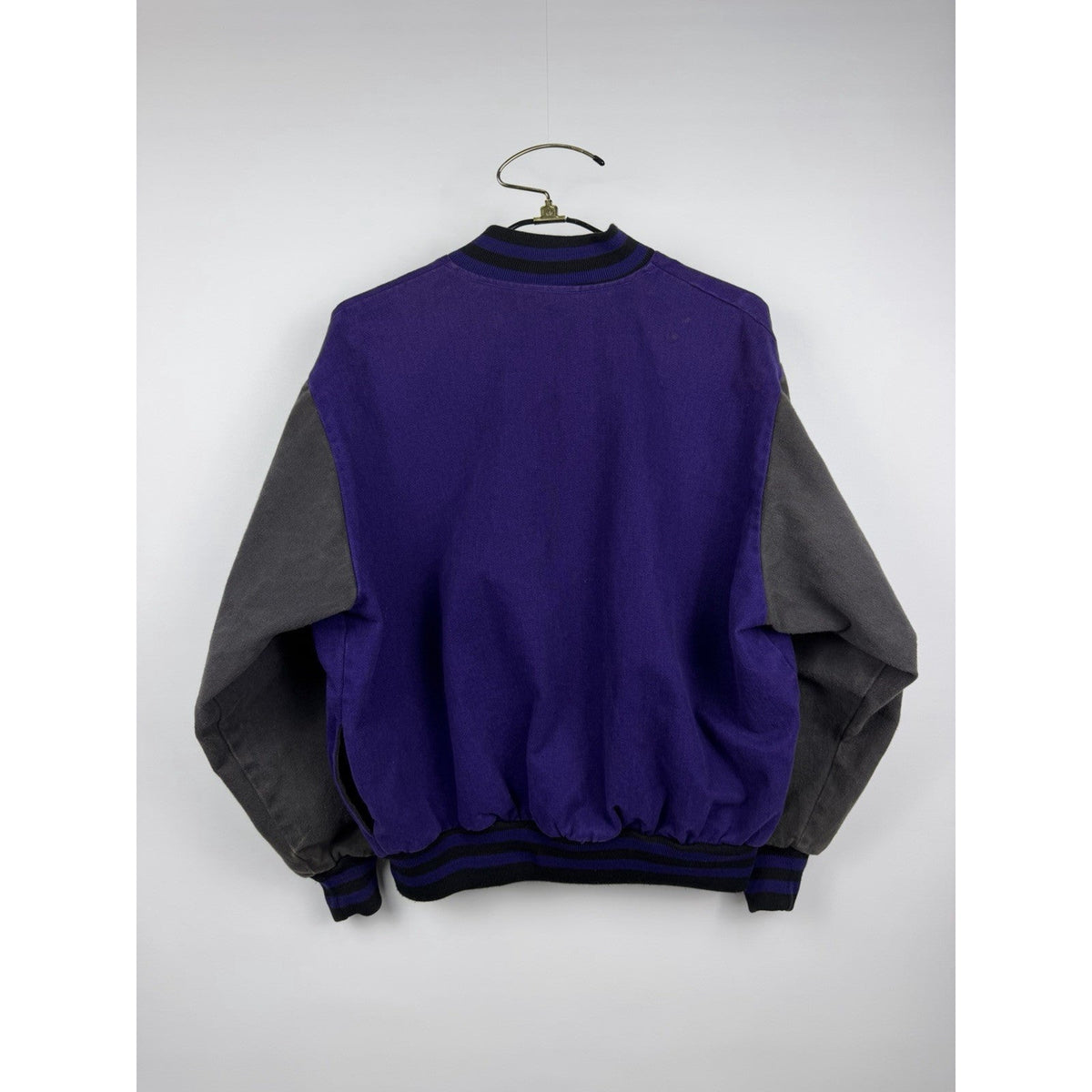 MCA Universal Darkman movie promo purple varsity jacket, 90s, XL