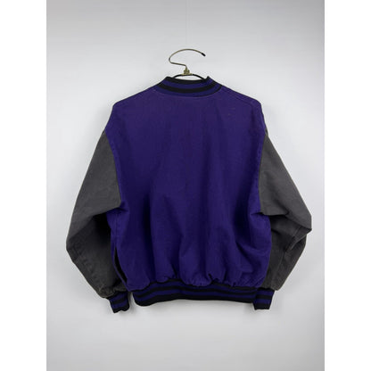 MCA Universal Darkman movie promo purple varsity jacket, 90s, XL