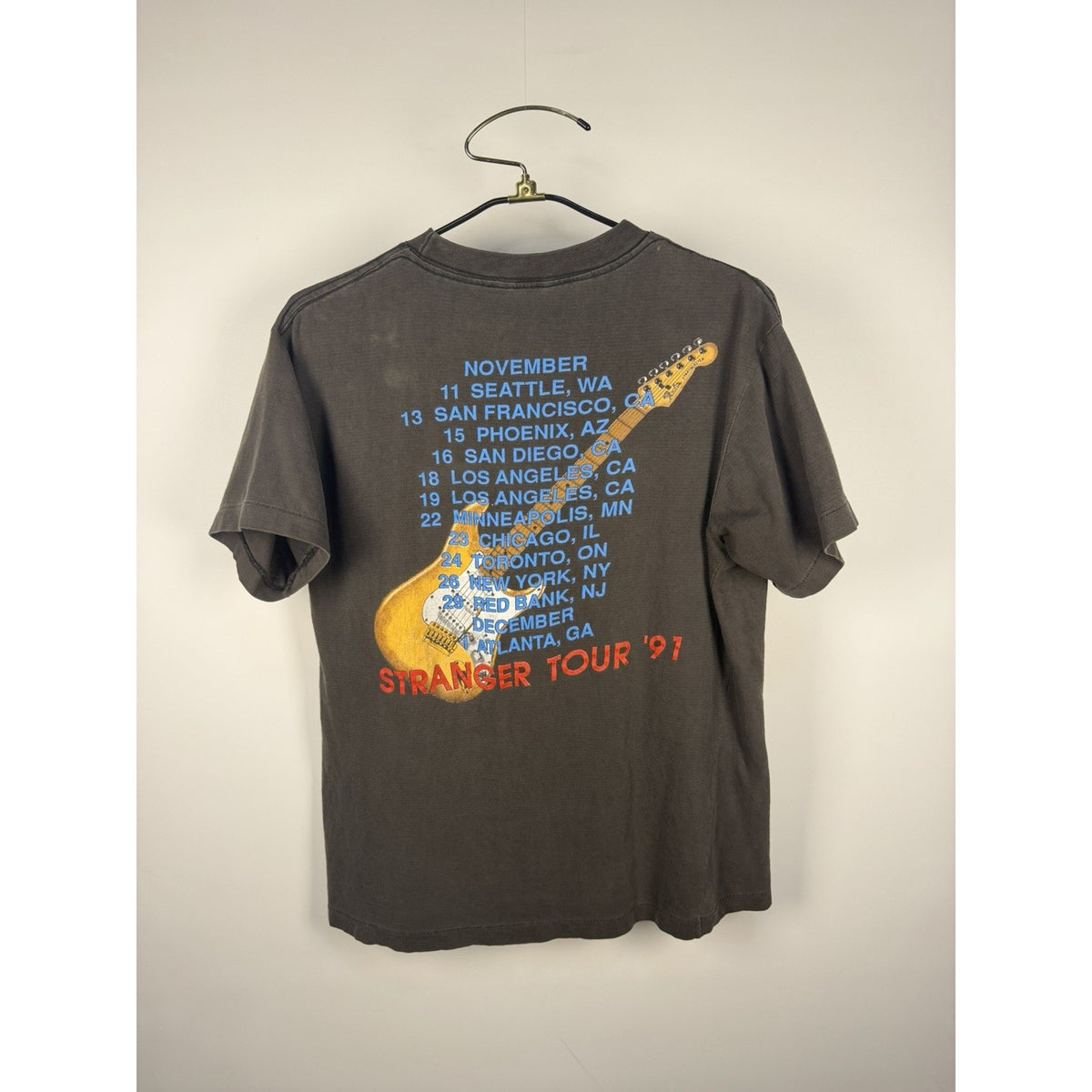 Vintage 1991 Richie Sambora (Bon Jovi Guitarist) Stranger Tour Fader XL 23x27