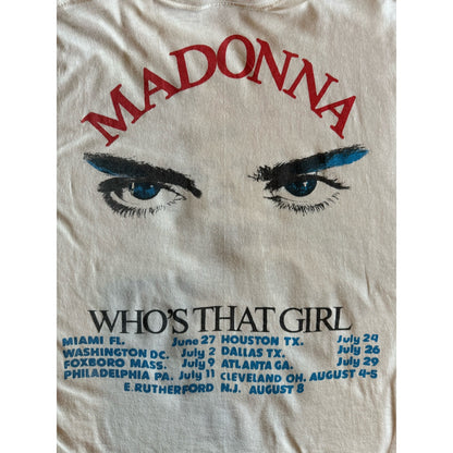 Vintage Madonna Who’s That Girl tour shirt RARE size Large (1987)