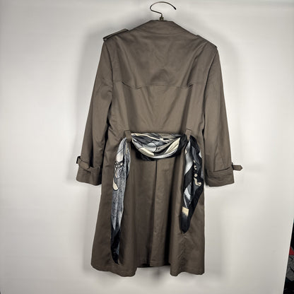 Christian Dior Authentic Trench Coat Mens 40S Belted Wool Liner Vintage Classic
