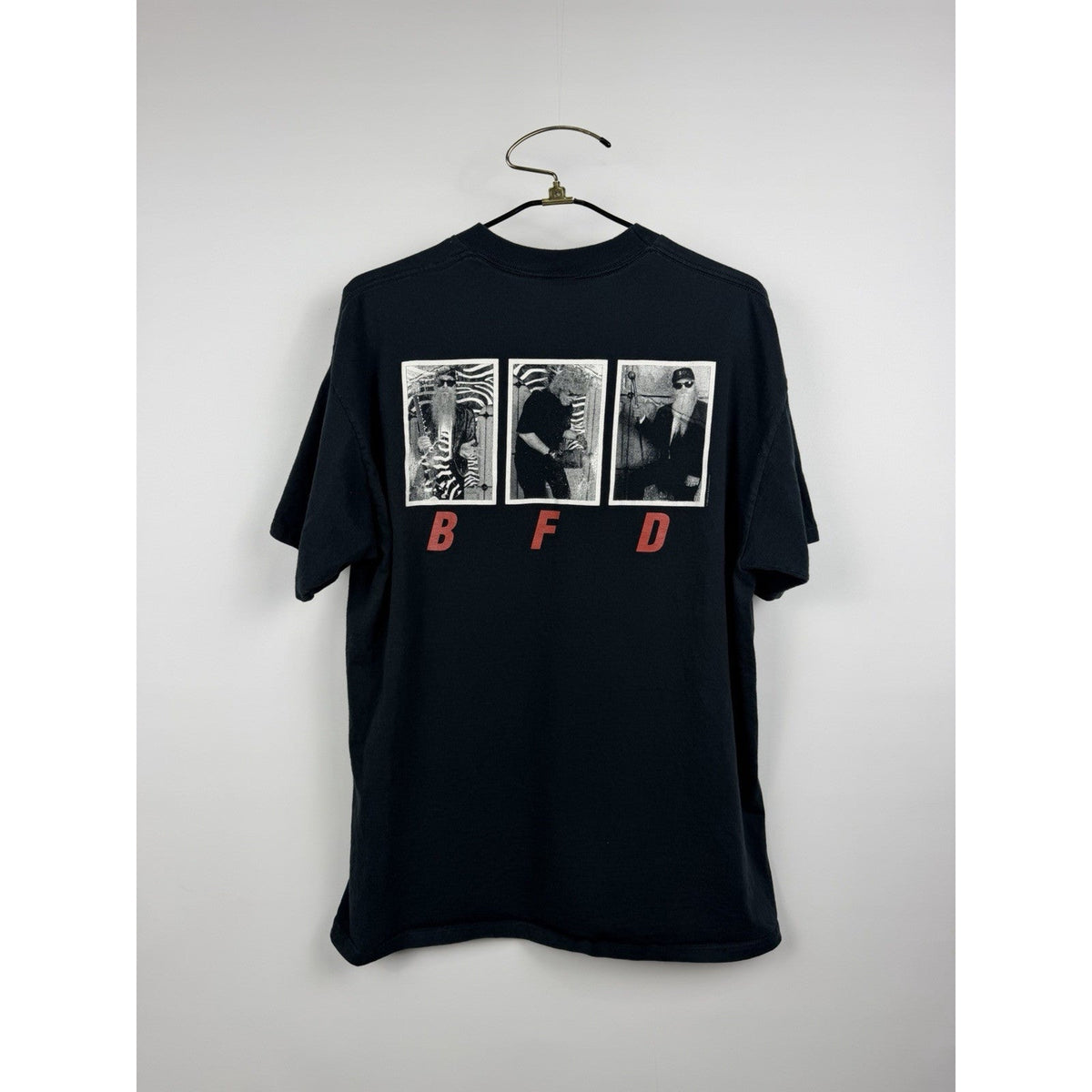 ZZ Top Rhythmeen BFD Tour shirt, double sided concert merch, 1996, XL