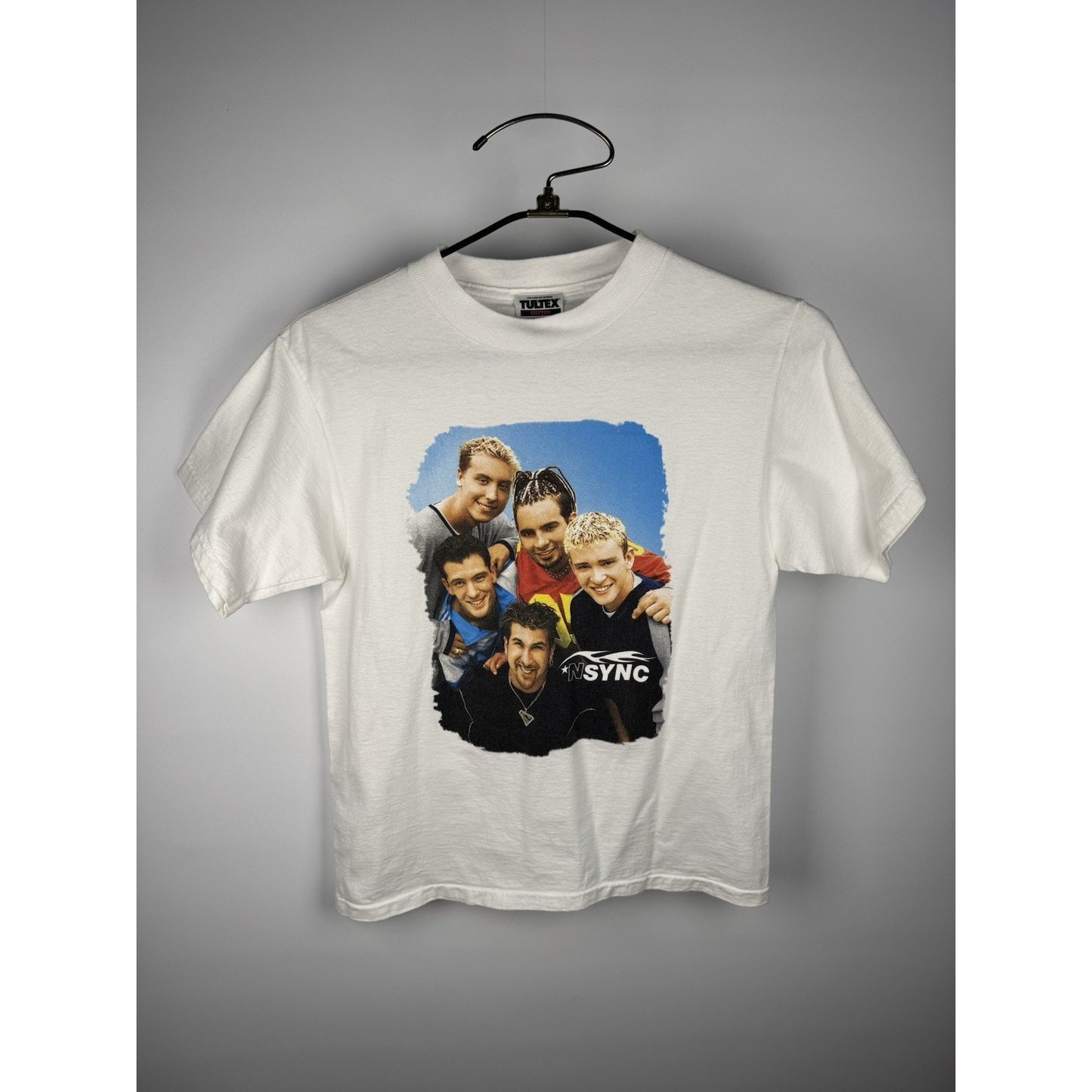 Vintage 90’s NSYNC Shirt Tultex Single Stitch On Bottom Medium 18x24