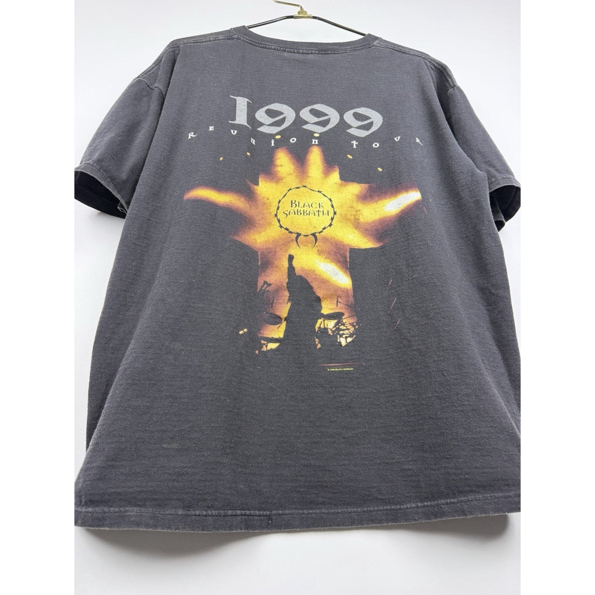 Black Sabbath Reunion Tour fader two sided Ozzy shirt, 1999, XL