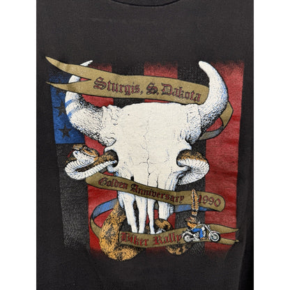 Vintage 90s Harley-Davidson Sturgis 50th Golden Anniversary tee, L