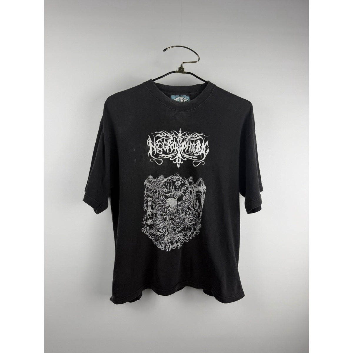 Vintage 1999 Necrophobic The Third Antichrist Swedish Black Death Metal XL 23x27