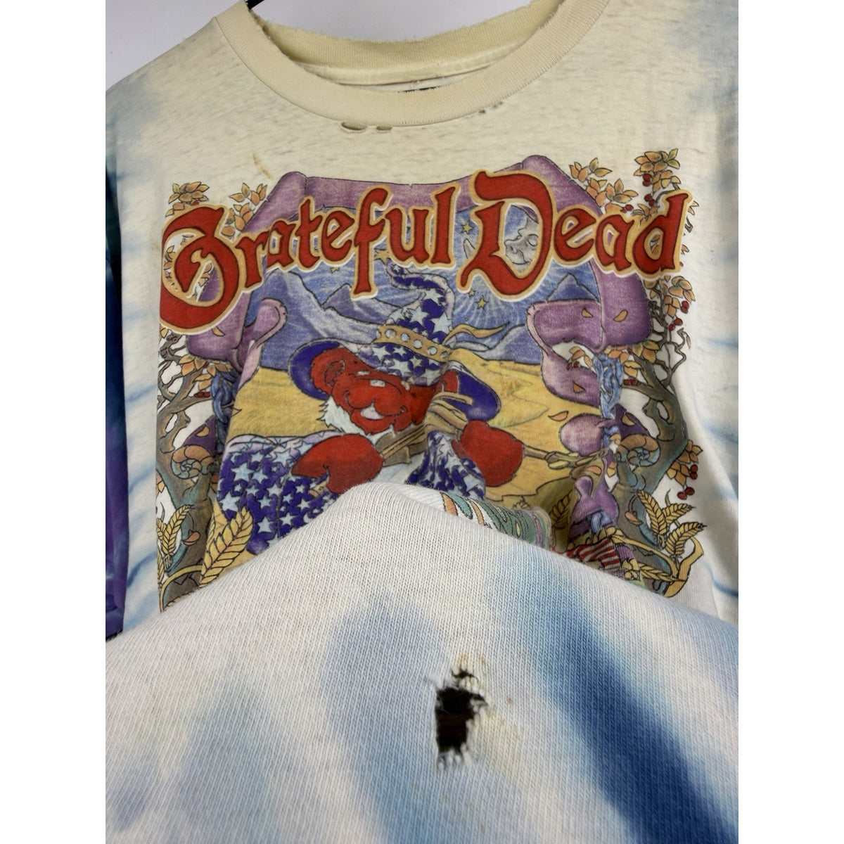 Vintage 2000 Grateful Dead Terrapin Moon tie dye tee, XXL