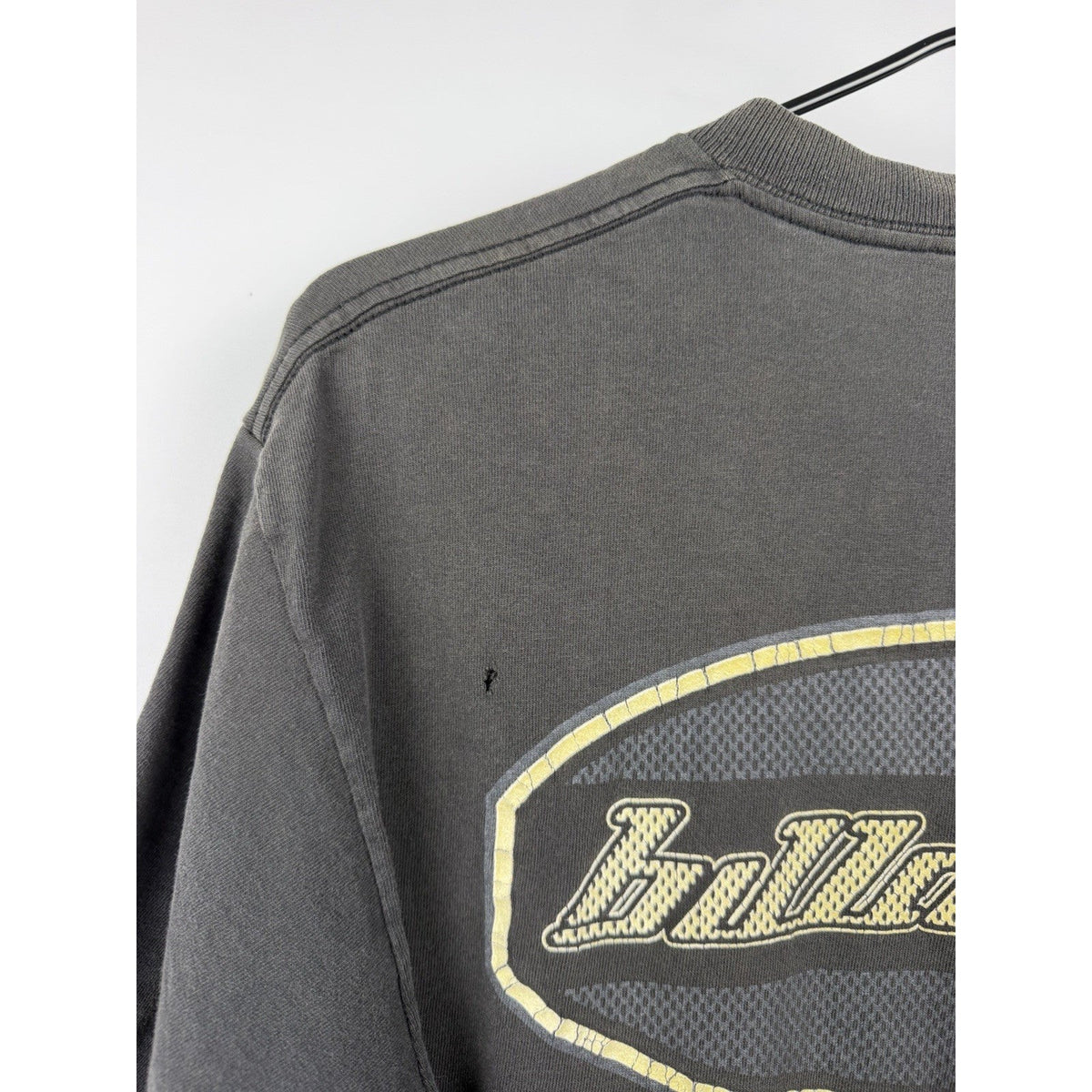 Billabong Surf Wear distressed shirt, single stitch, USA made, 90s, L
