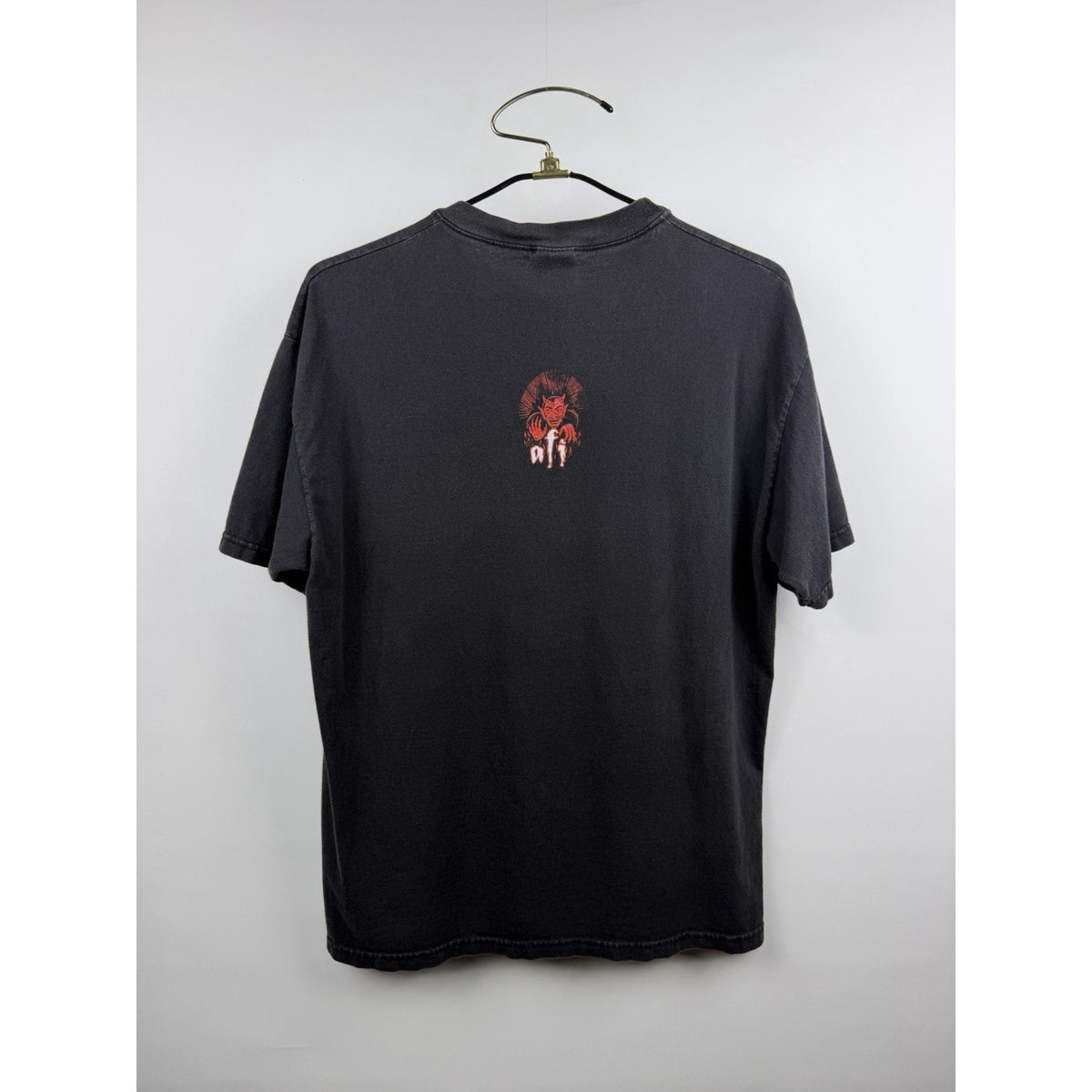 Vintage 2003 AFI A Fire Inside Shirt Two Sided Raven & Devil Graphic Emo L 22x28
