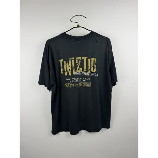 Vintage 2006 Twiztid One Night Only Lansing Michigan *Thrashed* Shirt XL 24x28